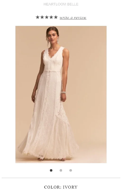 Price Blitz BHLDN Felix lace gown