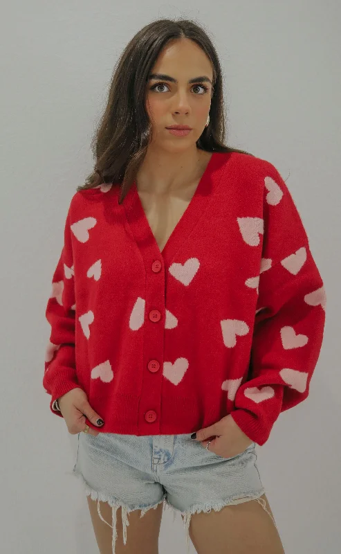 lovely heart cardigan