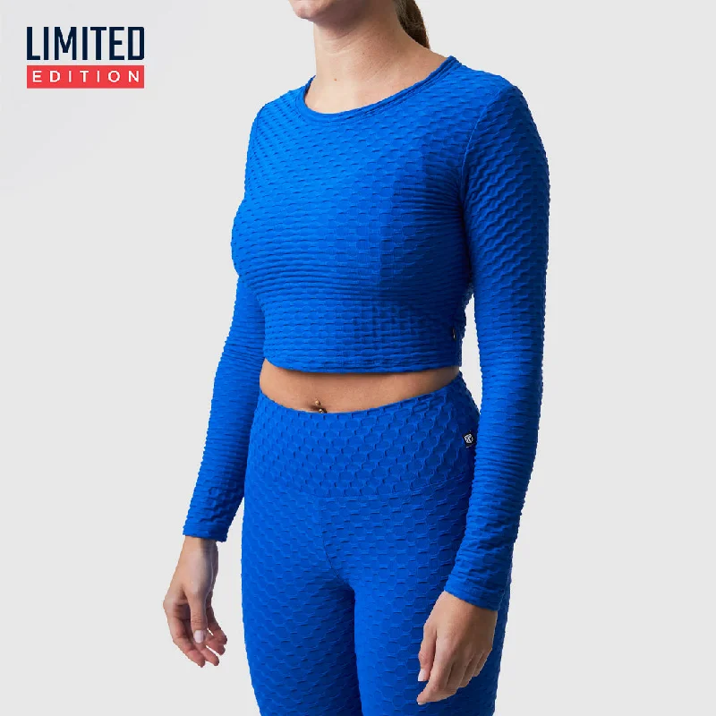 Summit Crop Top (Electric Royal)