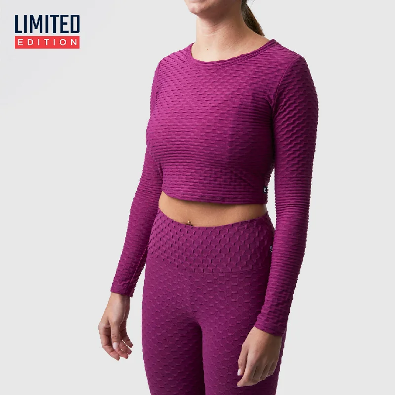 Summit Crop Top (Magenta)