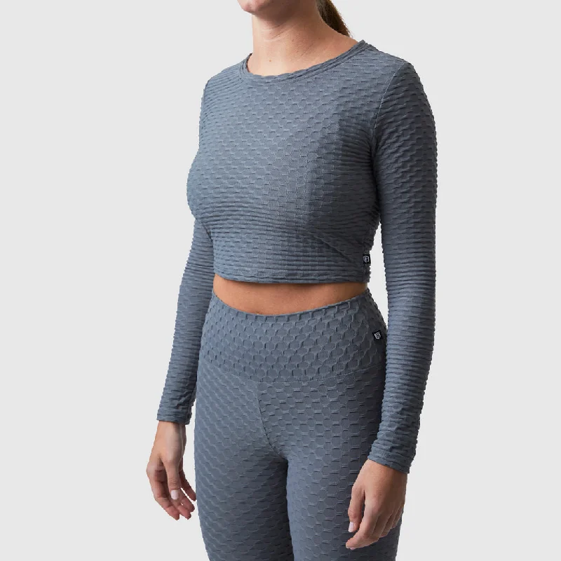 Summit Crop Top (Slate)