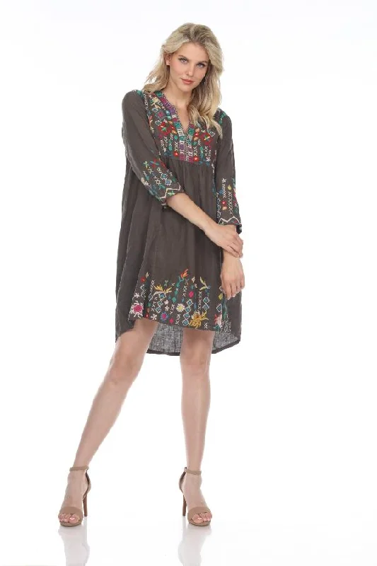 Johnny Was JWLA Prisca Embroidered Weekend Dress Boho Chic J31120-D