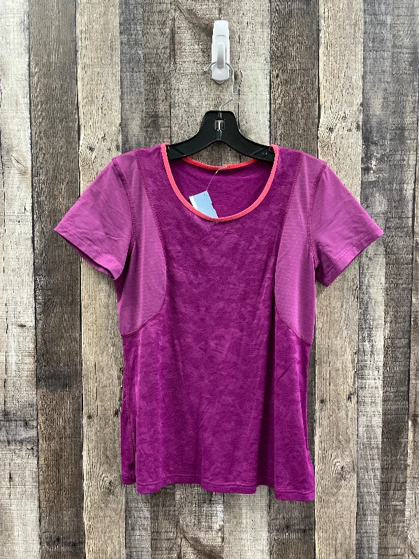 Hurry In Athletic Top Short Sleeve By Lululemon In Pink, Size: S