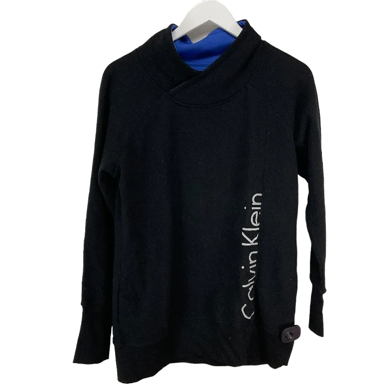 Don't Wait Black Athletic Jacket Calvin Klein, Size Xl