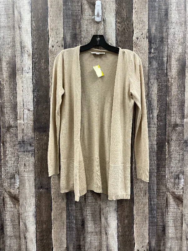 Cardigan By Loft In Tan, Size: S