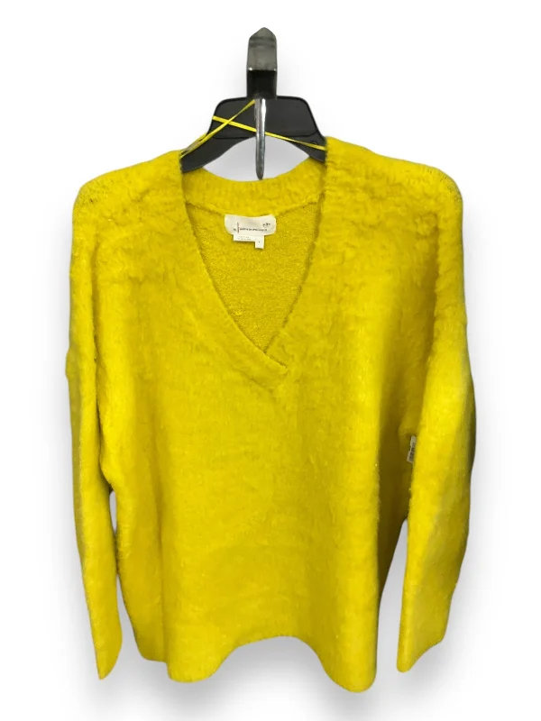 Epic Deals Sweater By Anthropologie In Yellow, Size: L