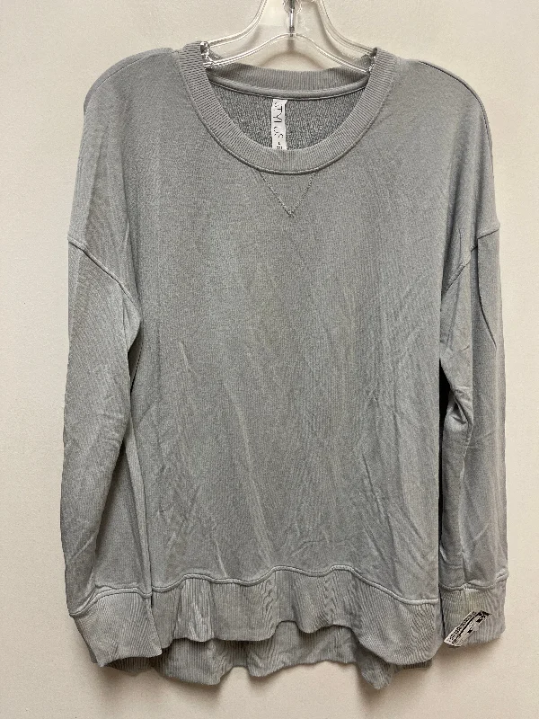 Sweater By Stylus In Grey, Size: L