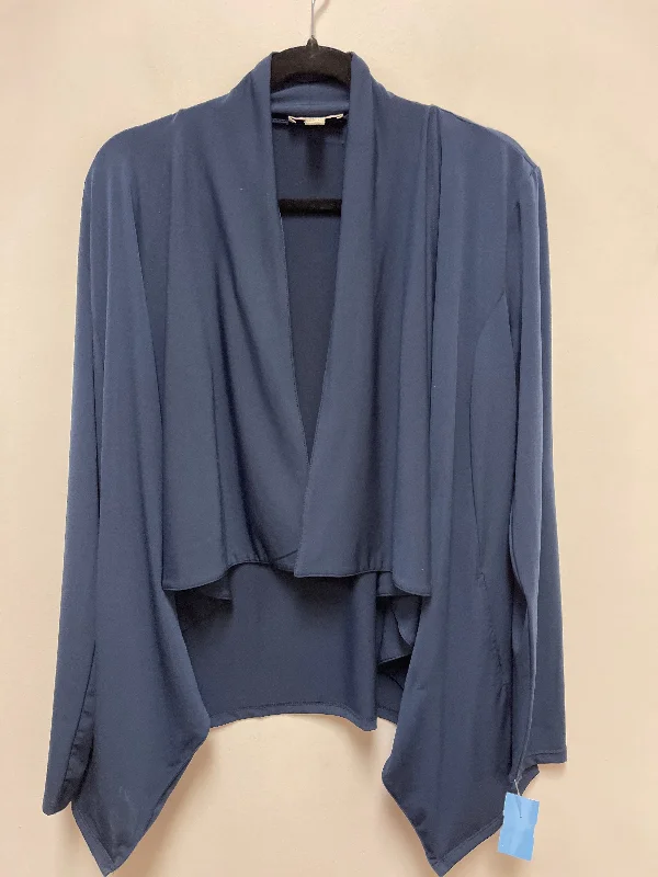 Buy More, Save More Sweater Cardigan By Halston In Navy, Size: S