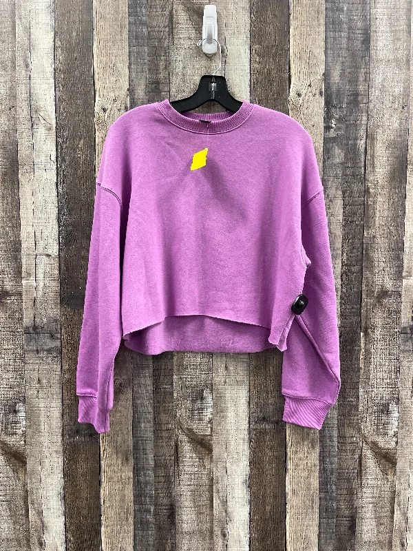 Sweatshirt Crewneck By Wild Fable In Purple, Size: S