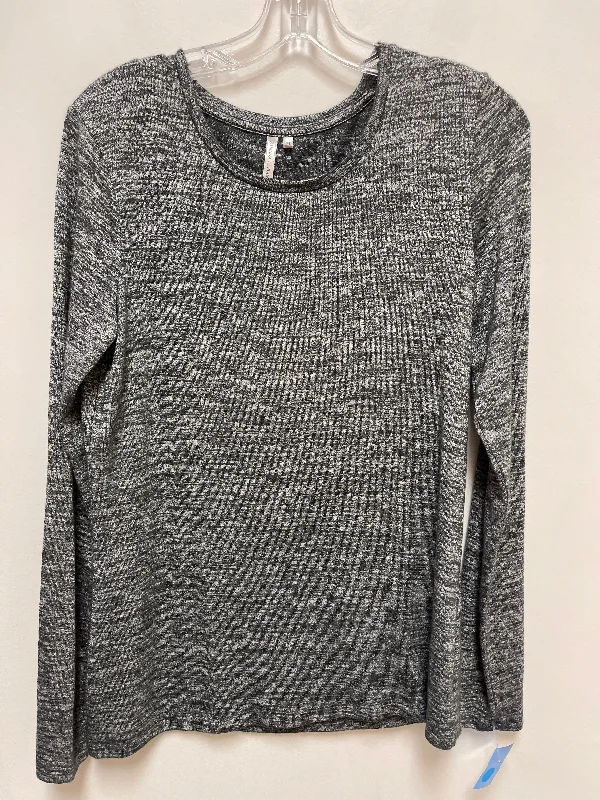 Exclusive Savings Top Long Sleeve By Banana Republic In Grey, Size: M