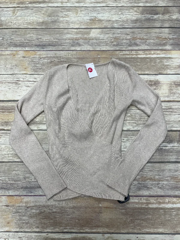 Act Now Top Long Sleeve By Shein In Brown, Size: Xs
