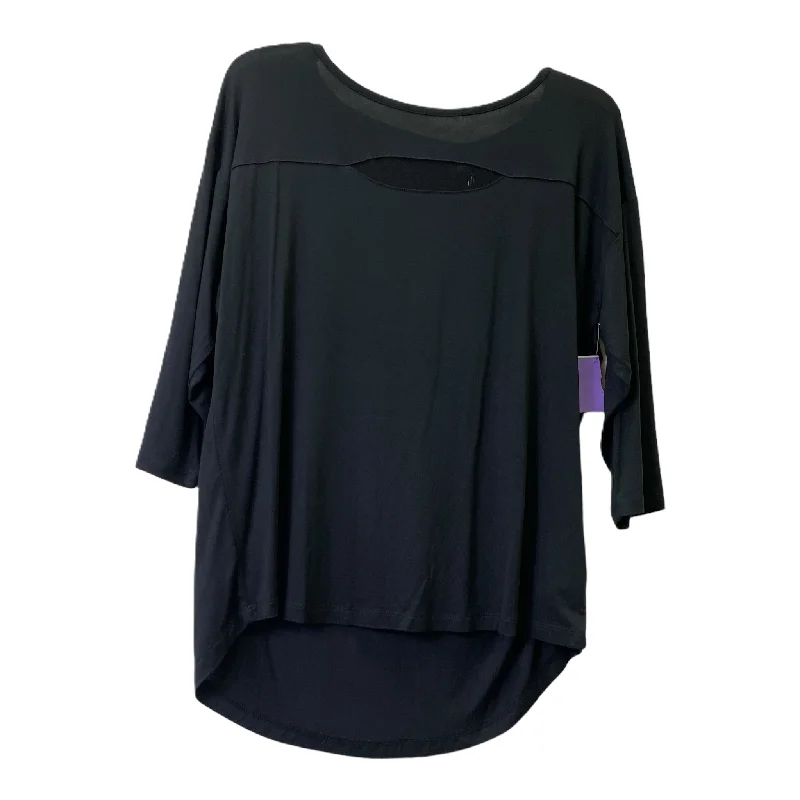 Top Long Sleeve By Tahari By Arthur Levine In Black, Size: M