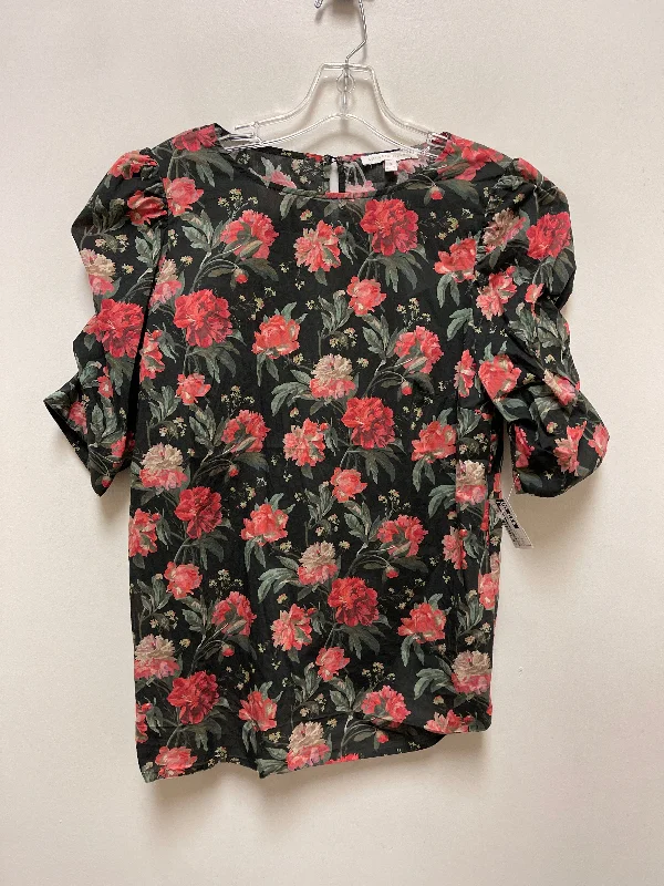 Top Short Sleeve By Antonio Melani In Floral Print, Size: S