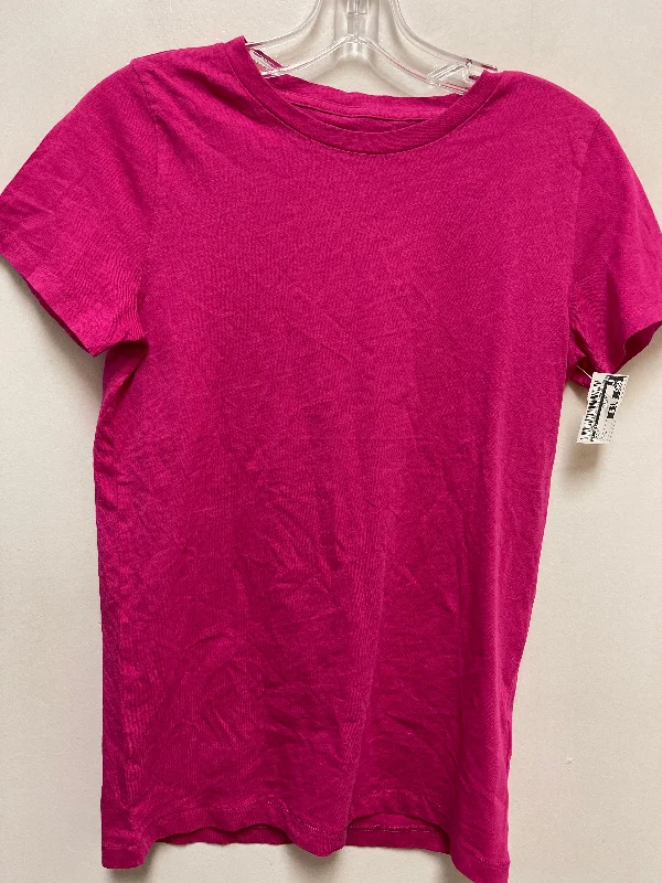 Top Short Sleeve By J. Crew In Pink, Size: S