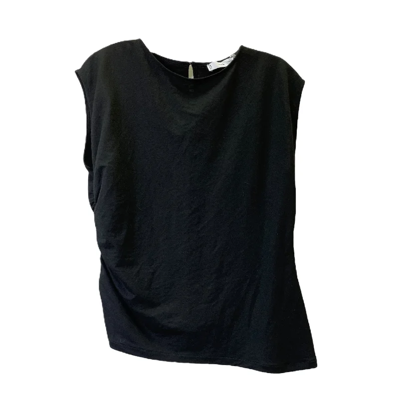 Top Sleeveless By Mng In Black, Size: L