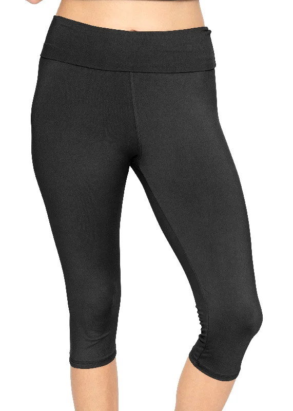 Oh So Soft Foldover Knee Length Leggings